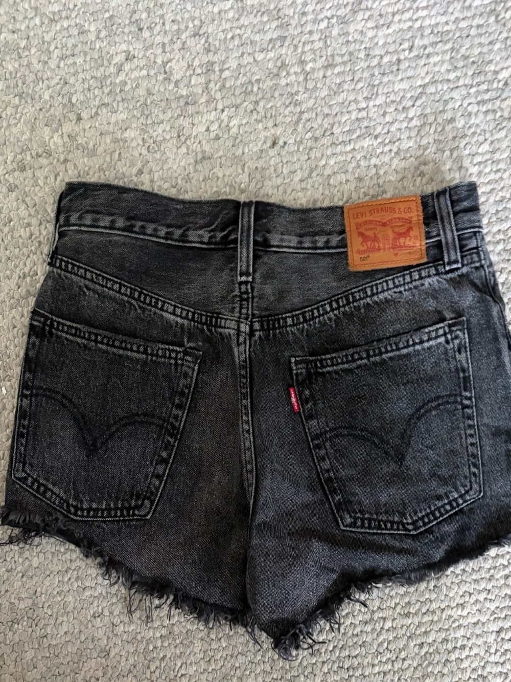 Black Levi's 501 cutoffs